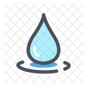 Eco Nature Water Drop Icon