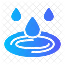 Water Drop Puddle Ecology Icon
