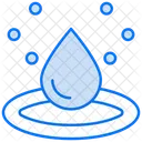 Water Drop Down  Icon