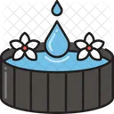 Water Dropbathtub Tub Pond Icon