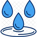 Water Droplet Blood Droplet Icon