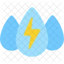Water Droplet Energy Icon
