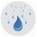 Water Drops Rain Icon