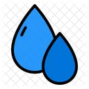 Water Drops Water Healthy Icon