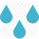 Water Drops Water Beverage Icon