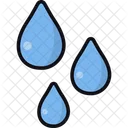 Water Drops Nature Droplets Icon