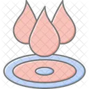 Water Drops Fresh Icon