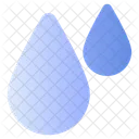 Water Drops Aqua Liquid Icon