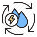 Water Energy Hydropower Hydro Energy Icon