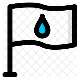 Water Flag  Icon
