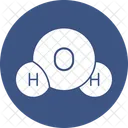 Water Formula Chemistry Hydrogen アイコン