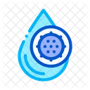 Liquid Drop Germ Icon