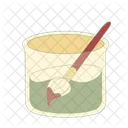 Water Glass Painting Icon