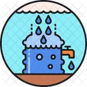 Water Harvesting Rainwater Collection Rainwater Icon
