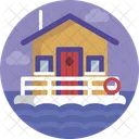 Houses Water Aqua House Icon