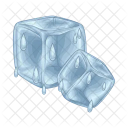 Water ice cube  Icon
