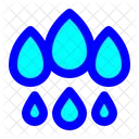 Water Water Drops Liquid Icon