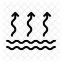 Water Waves Evaporation Icon