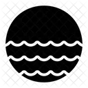 Water Waves Sea Bottom Icon