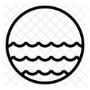 Water Waves Sea Bottom Icon