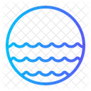 Water Waves Sea Bottom Icon
