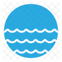 Water Waves Sea Bottom Icon