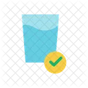 Water Intake Hydration Health Icon