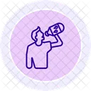 Water Intake Line Icon Icon