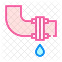 Leaking Pipe Color Icon