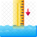 水位、海面、水 アイコン
