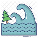 Water Level Flood Water Icon