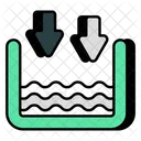 Water Level Down  Icône