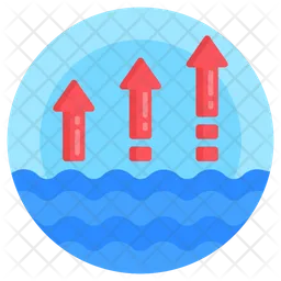 Water Level Up  Icon