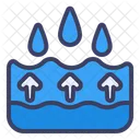 Up Water Drop Tide Water Icon