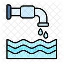 Water Supply Setting Water Drop Icon