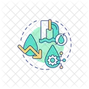 Water Management Sustainable Office Sustainability Icon