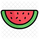 Water Melon Fruit Healthy Icon