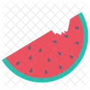 Water Melon Fruit Slice Icon