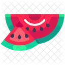 Watermelon Fruit Tropical Icon