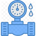 Water Meter Plumbing Gauge Icon