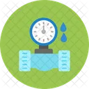 Water Meter Plumbing Gauge Icon