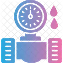 Water Meter Plumbing Gauge Icon