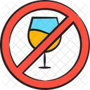 Water Not Allow Drink Bottle Icon