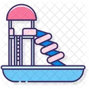 Water Park Water Slide Water Icon