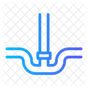 Water Pipe Pipeline Tube Icon