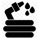 Water Pipe Hose Hosepipe Icon