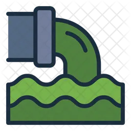 Water pollution  Icon