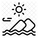 Ocean Toxic Waste Icon
