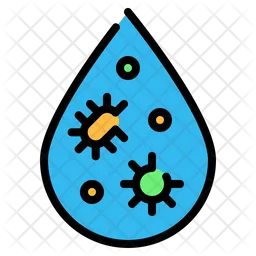 Water pollution  Icon