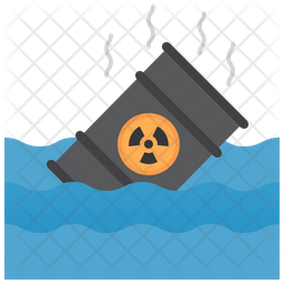 Water Pollution Icon - Download in Flat Style